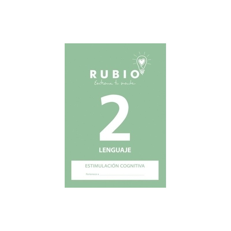 ECL2-CUADERNO RUBIO A4 ESTIM.COGN.LENGUAJE 2 precio por 5 unidades