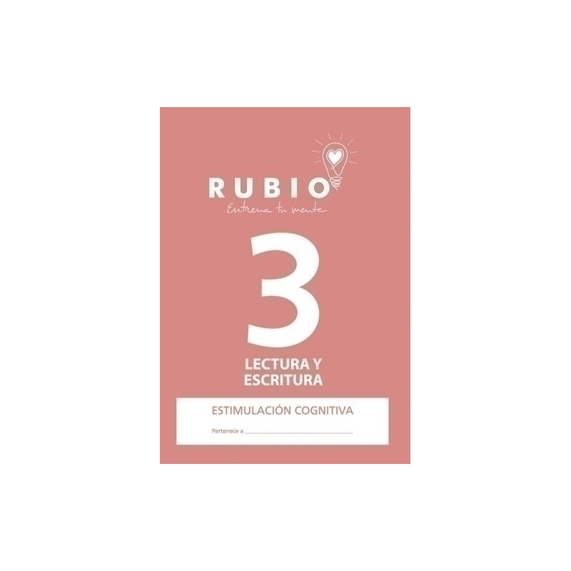 ECLE3-CUADERNO RUBIO A4 ESTIM.COGN.LECTURA 3 precio por 5 unidades