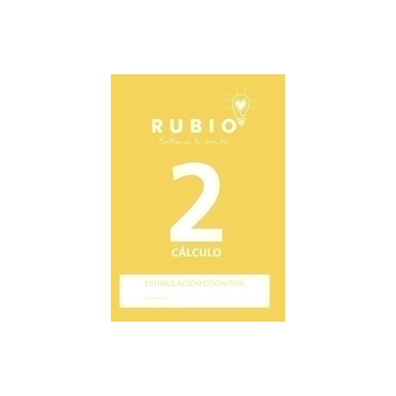 ECC2-CUADERNO RUBIO A4 ESTIM.COGN.CALCULO 2 precio por 5 unidades