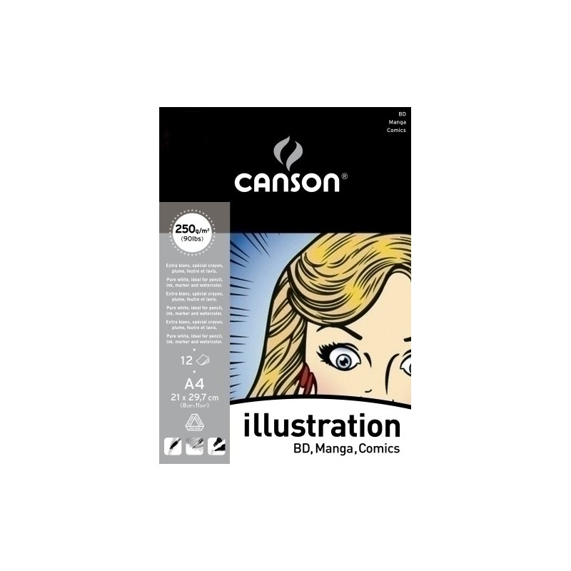 C200387200-BLOC DIBUJO C. ILLUSTRAT. MANGA ENC. A4 precio por 10 unidades
