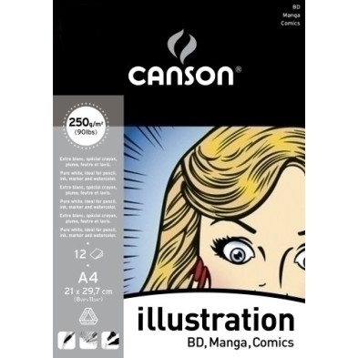 C200387200-BLOC DIBUJO C. ILLUSTRAT. MANGA ENC. A4 precio por 10 unidades