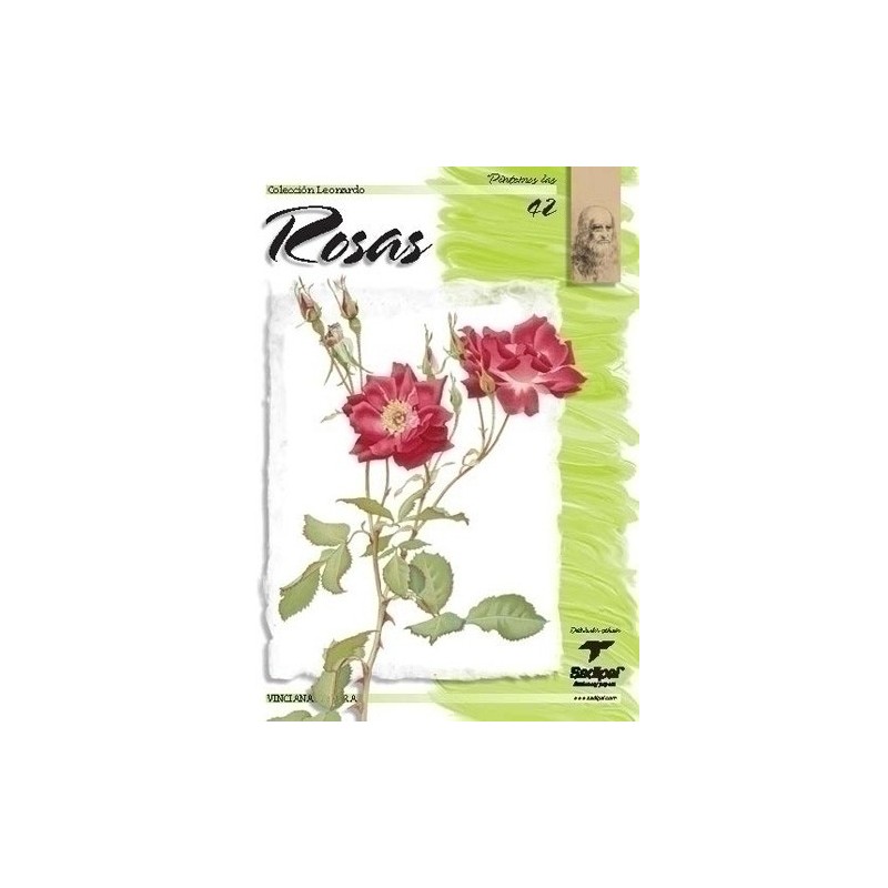 13842-CUADERNO LEONARDO 42 ROSAS precio por 1 unidades