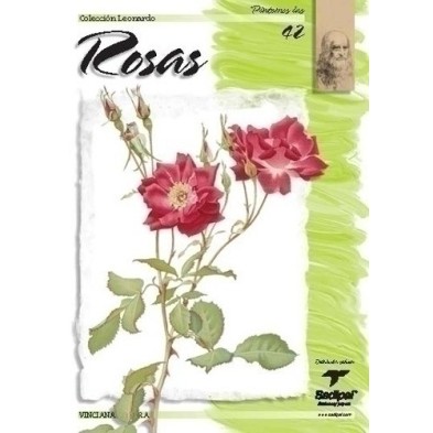 13842-CUADERNO LEONARDO 42 ROSAS precio por 1 unidades