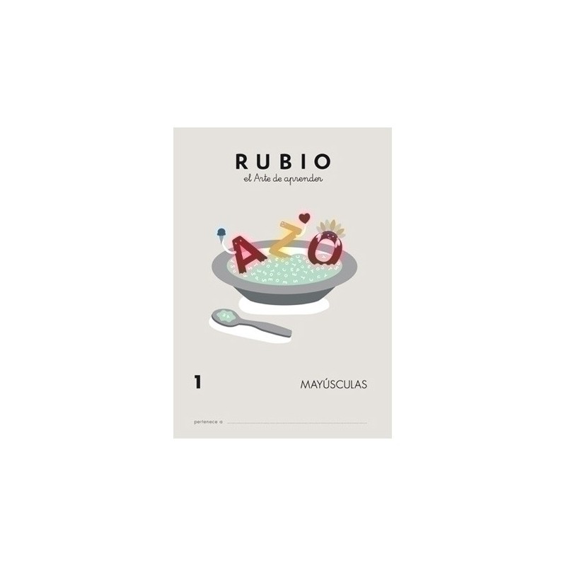 MY1-CUADERNO RUBIO A4 MAYUSCULAS precio por 10 unidades