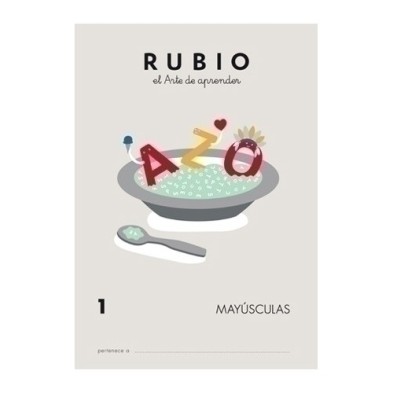 MY1-CUADERNO RUBIO A4 MAYUSCULAS precio por 10 unidades