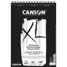 C400039086-BLOC DIBUJO CANSON XL BLACK C/ESP. A4 15 precio por 5 unidades