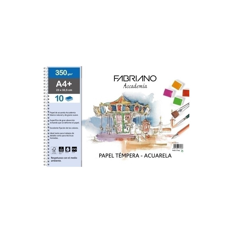 F74233255-BLOC DIBUJO FABRIANO C/ESP. A4+ 350g precio por 1 unidades