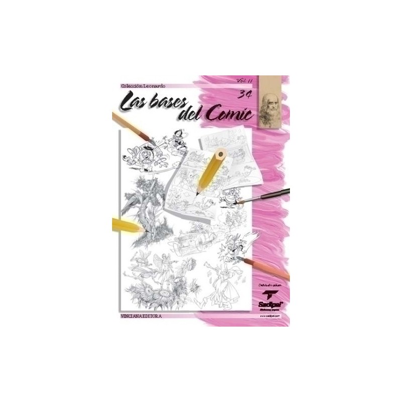 13834-CUADERNO LEONARDO BASES COMIC II Nº34 precio por 1 unidades