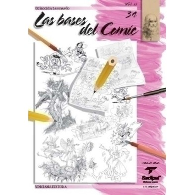 13834-CUADERNO LEONARDO BASES COMIC II Nº34 precio por 1 unidades