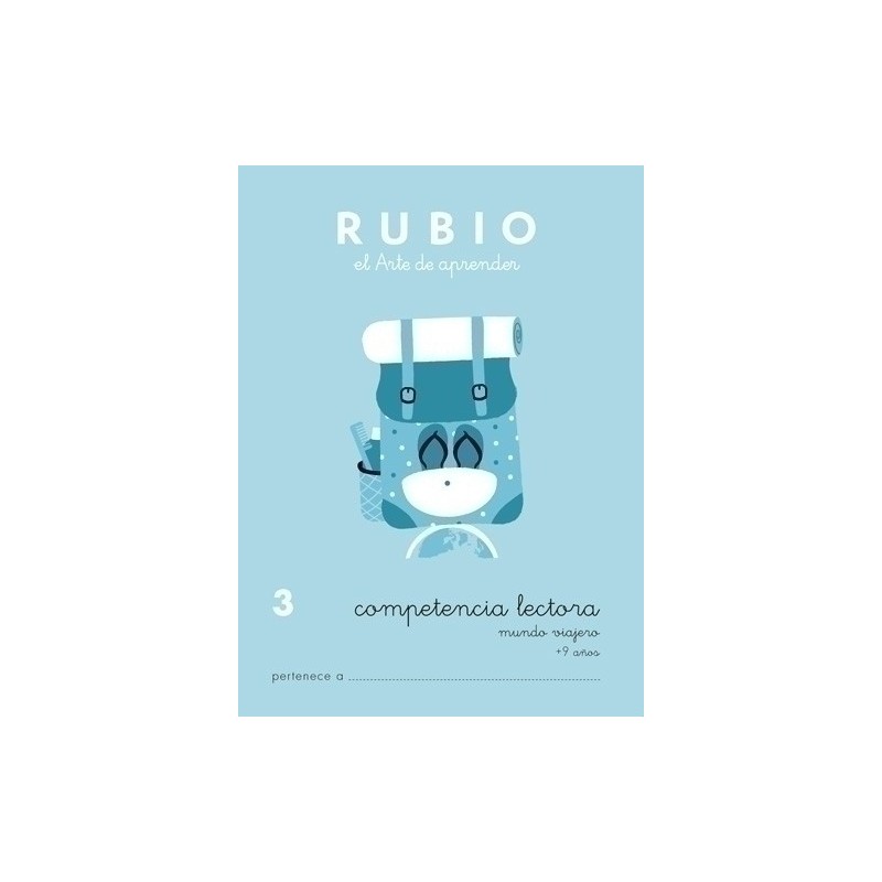 CL3-CUADERNO RUBIO A5 COMPETENCIA LECTORA 3 precio por 5 unidades