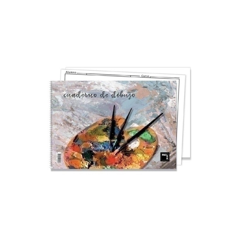 18839-BLOC DIBUJO PACSA PINCEL C/REC. 23x33cm precio por 60 unidades