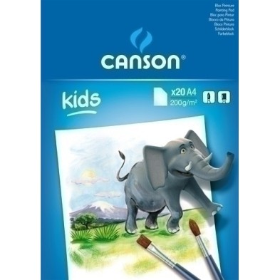 C400015588-BLOCK PINTURA GU-CAN KIDS A4 20h 200g precio por 5 unidades