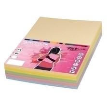 16327-PAPEL COLOR FABRISA A4 80g 100h S.PASTEL precio por 1 unidades