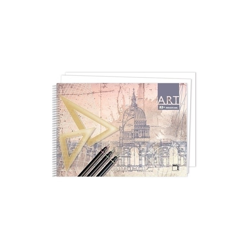 18843-BLOC DIBUJO PACSA ART A3+ 140g precio por 5 unidades