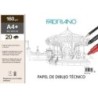 F74233250-BLOC DIBUJO FABRIANO LINEAL ENC. A4+ 160 precio por 1 unidades