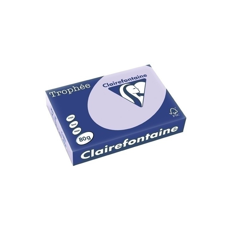 1872C-PAPEL COLOR A4 TROPHEE 80g 500h LILA precio por 1 unidades