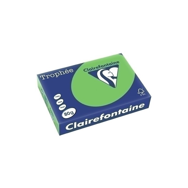 1875C-PAPEL COLOR A4 TROPHEE 80g 500h VERDE ME precio por 1 unidades