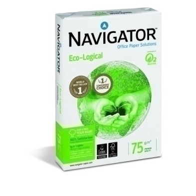 NEC07500057-PAPEL A3 NAVIGATOR ECO-LOGICAL 75g 500h precio por 5 unidades
