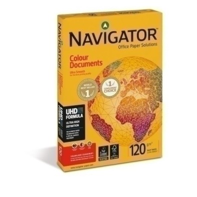 NDC1200050-PAPEL A3 NAVIGATOR 120g 500h COLOUR DOC. precio por 4 unidades
