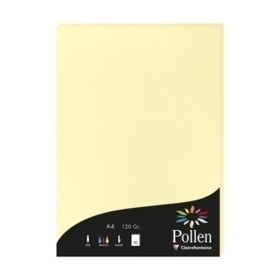 4207C-PAPEL CLAIREFONTAINE POLLEN A4 50h CANAR precio por 1 unidades