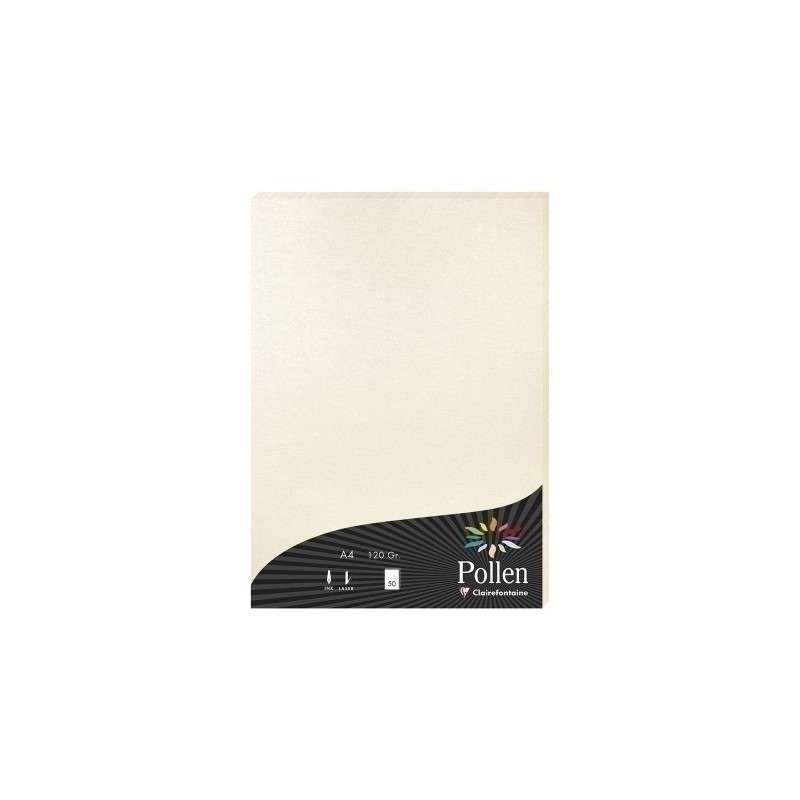 24303C-PAPEL CLAIREFONTAINE POLLEN A4 50h MARFI precio por 1 unidades