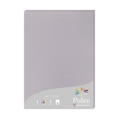 24232C-PAPEL CLAIREFONTAINE POLLEN A4 25h GRIS precio por 1 unidades