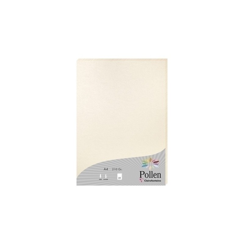 24386C-PAPEL CLAIREFONTAINE POLLEN A4 25h MARFI precio por 1 unidades