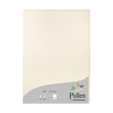 24386C-PAPEL CLAIREFONTAINE POLLEN A4 25h MARFI precio por 1 unidades