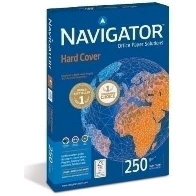NHC989453-PAPEL A4 NAVIGATOR 250g 125h HARD COVER precio por 7 unidades
