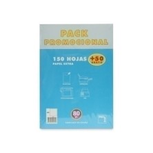 21825-PAPEL PACSA A4 200h (150+50) 80g LISO precio por 1 unidades