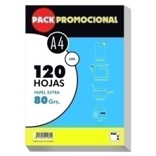 21280-PAPEL PACSA A4 120h 80g LISO precio por 1 unidades