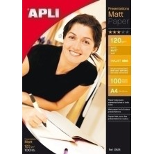 12626-PAPEL A4 APLI MATE 120g 100h INKJET precio por 1 unidades