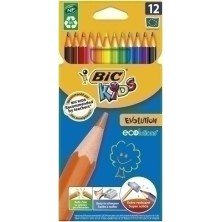 82902914/82902912-LAPICES COLOR BIC EVOLUTION est.12 precio por 1 unidades