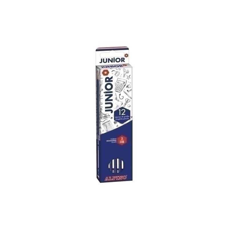 JU015012-LAPIZ ALPINO JUNIOR - HB precio por 12 unidades