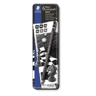 100B G6-LAPIZ STAEDT.100B LUMOGRAPH  C/METAL 6 precio por 6 unidades