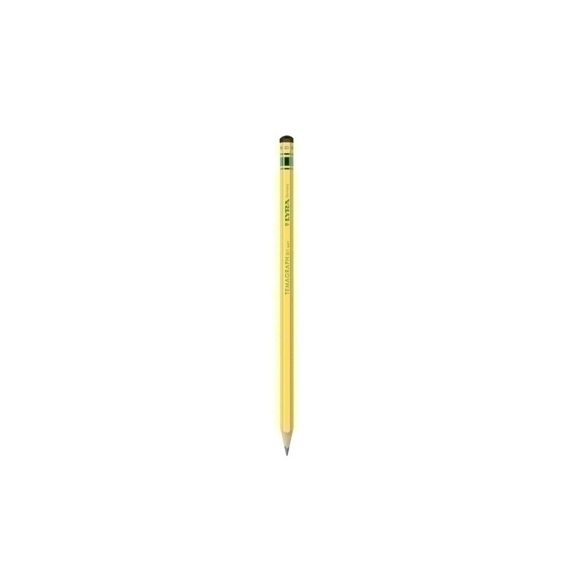L1140101-LAPIZ LYRA TEMAGRAPH con GOMA - B precio por 12 unidades