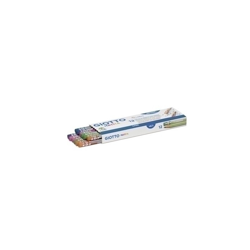 F233200-LAPIZ GIOTTO MATITA con GOMA - HB precio por 12 unidades