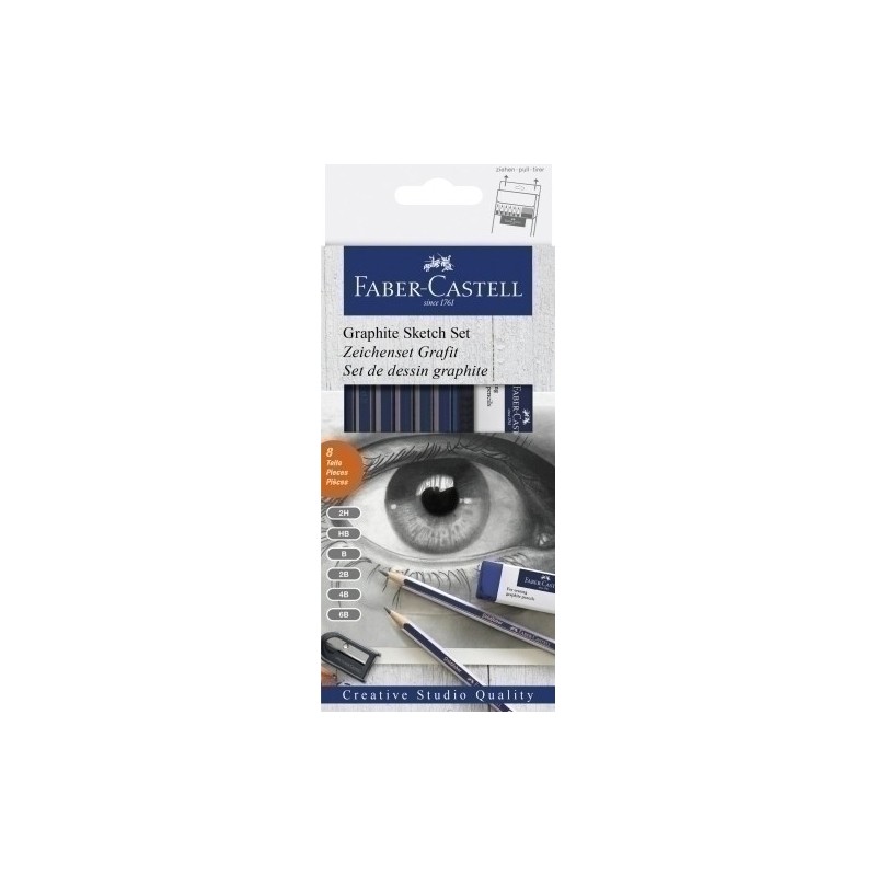 114000-LAPICES  FABER GRAFITO STUDIO est.8 precio por 1 unidades