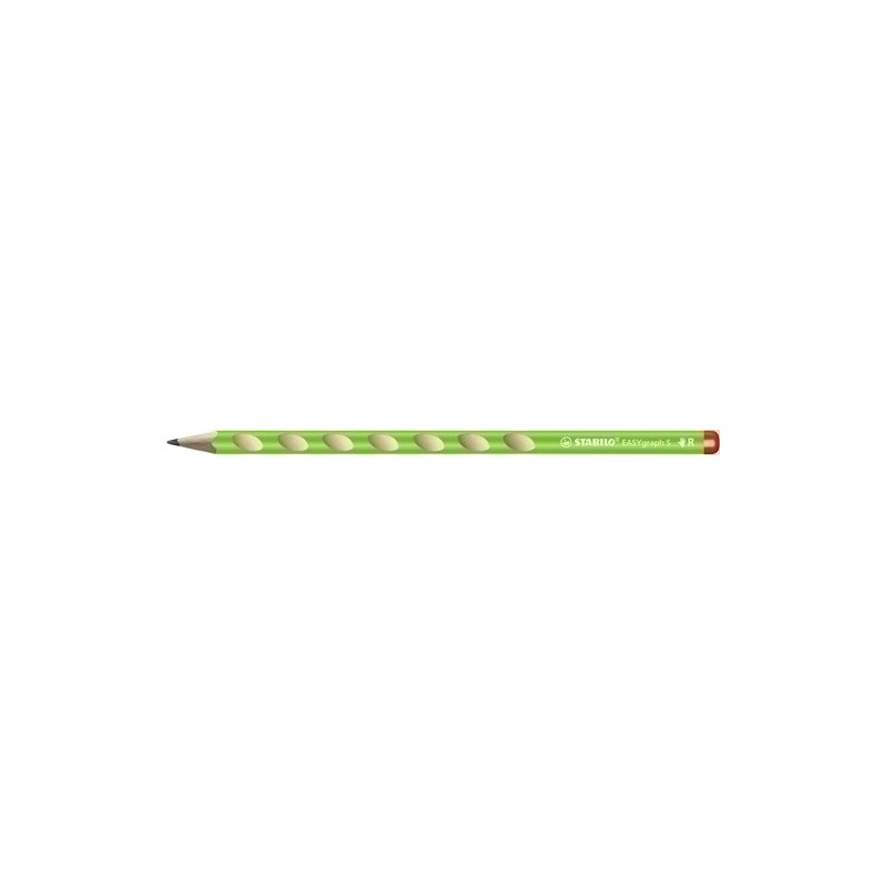 326/04-HB-LAPIZ STABILO EASY GRAPH S DIEST. VERDE precio por 12 unidades
