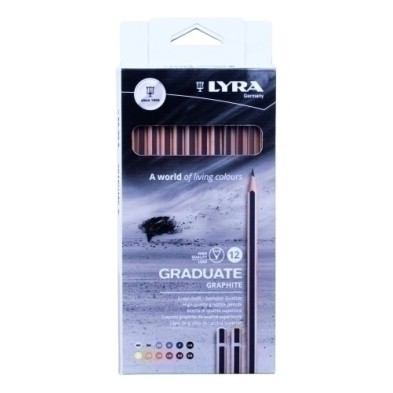 L1171120-LAPIZ LYRA GRADUATE GRAFHITE C/12 precio por 1 unidades
