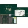 112974-LAPIZ FABER PITT GRAFITO est.METAL 26 precio por 1 unidades