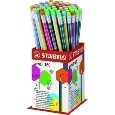 2160/72-1HB-LAPIZ STABILO HEXAG.C/GOMA 2160 EXP.72 precio por 1 unidades