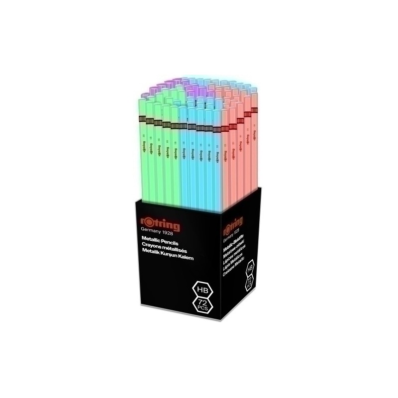 2090067-LAPIZ ROTRING HB MADERA METALICOS precio por 72 unidades