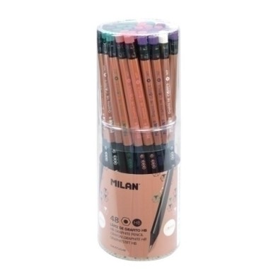 071421724-LAPIZ GRAFITO MILAN C/GOMA HB COPPE C/24 precio por 1 unidades