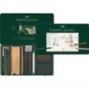 112977-LAPIZ FABER PITT MONOCHROME est.METAL 33 precio por 1 unidades