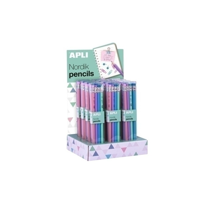 18824-LAPIZ APLI GRAFITO NORDIK B.8 EXP.12 precio por 1 unidades
