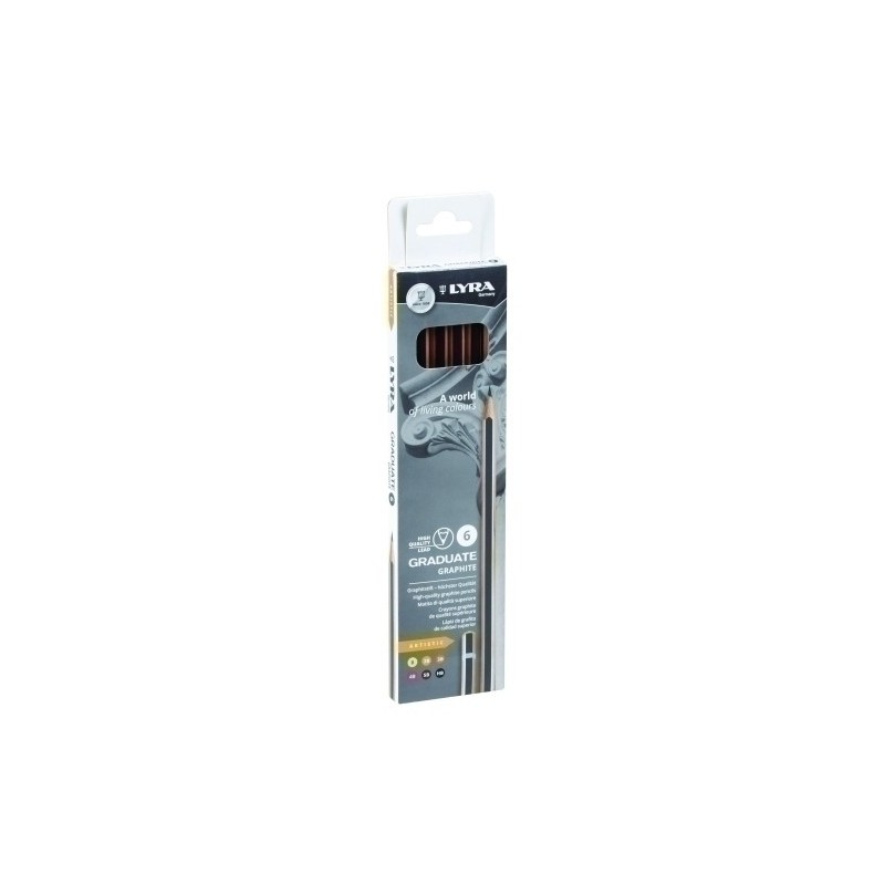 L1171061-LAPIZ LYRA GRADUATE GRAPHITE ARTISTIC 6 precio por 1 unidades