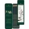 119063-LAPIZ FABER 9000 Est.METAL 6 SURTIDOS precio por 1 unidades