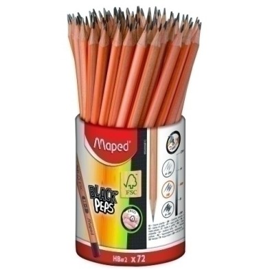 850059FC-LAPICES MAPED GRAFITO BLACK PEPS B/72 precio por 1 unidades
