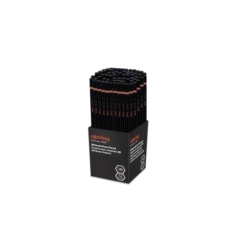 2090068-LAPIZ ROTRING 2B MADERA EXAM precio por 72 unidades